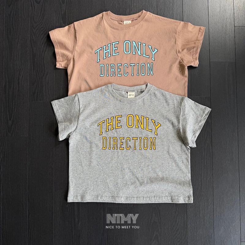Nice To Meet You - Korean Children Fashion - #childrensboutique - Direction Tee