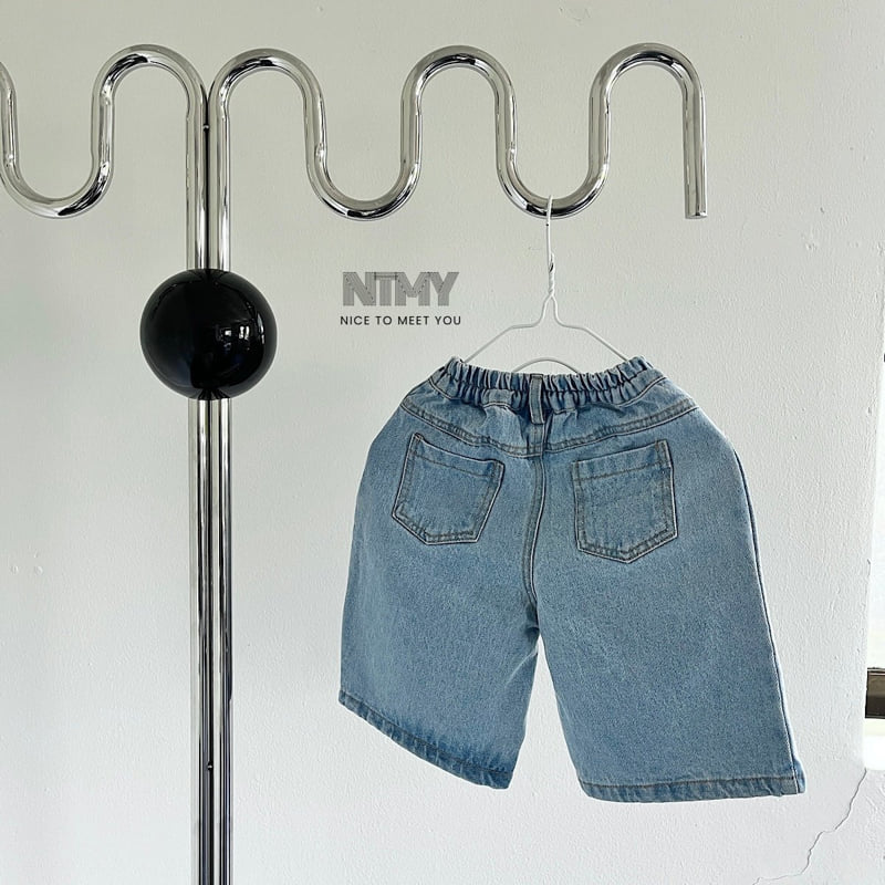 Nice To Meet You - Korean Children Fashion - #childrensboutique - Half Denim Pants - 10