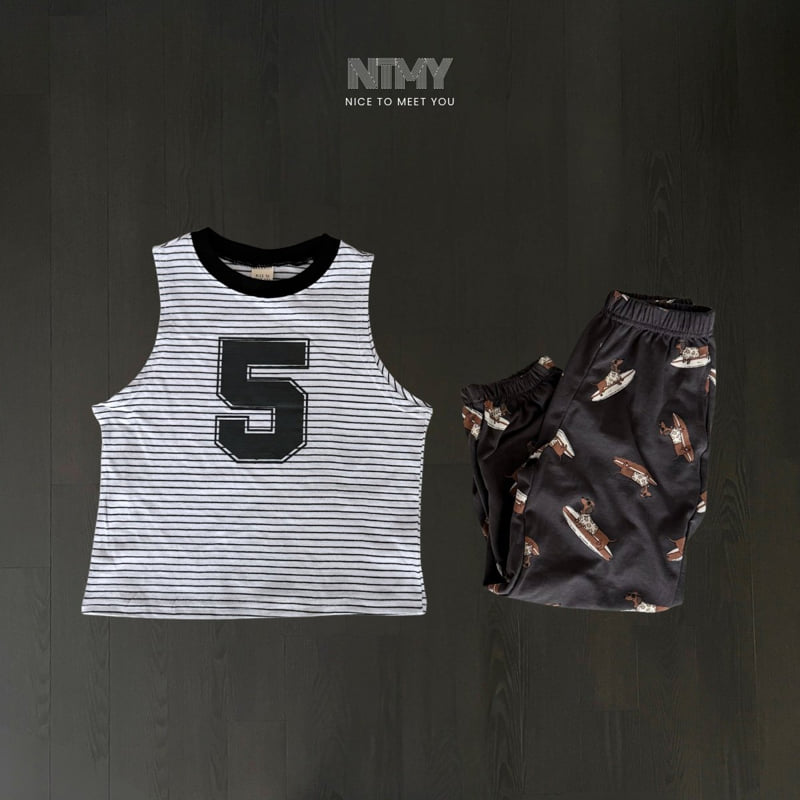 Nice To Meet You - Korean Children Fashion - #designkidswear - Surfing Jogger Pants - 10