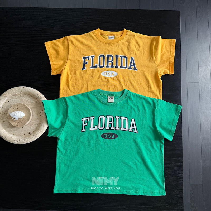Nice To Meet You - Korean Children Fashion - #designkidswear - Florida Tee - 8