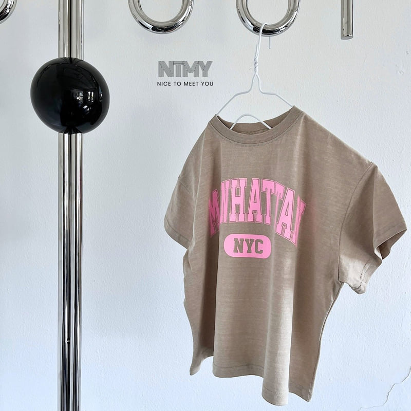 Nice To Meet You - Korean Children Fashion - #designkidswear - Manhattan Tee - 7