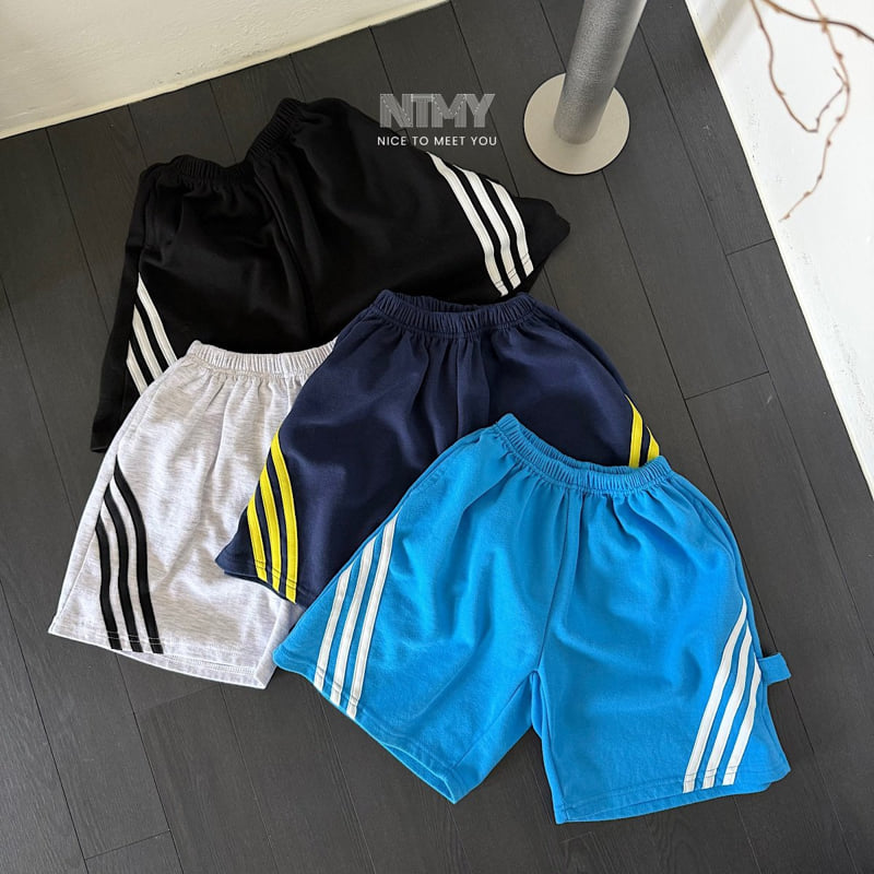 Nice To Meet You - Korean Children Fashion - #childrensboutique - Three Line Pants - 4