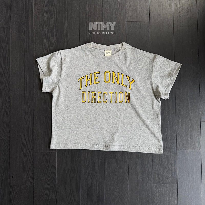 Nice To Meet You - Korean Children Fashion - #designkidswear - Direction Tee - 2