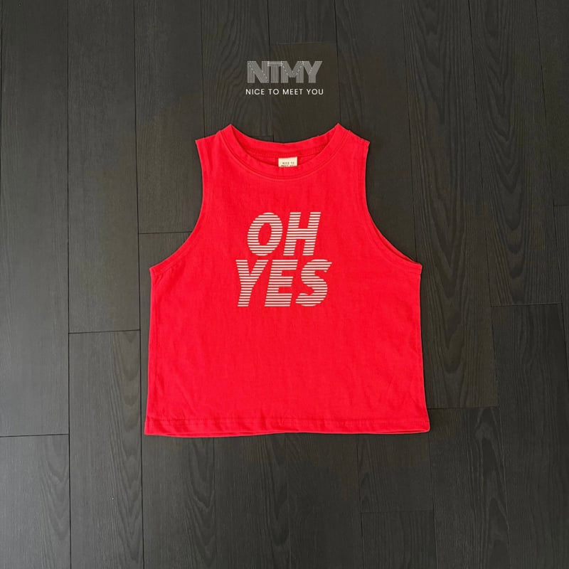 Nice To Meet You - Korean Children Fashion - #childrensboutique - Oh Yes Sleeveless - 4