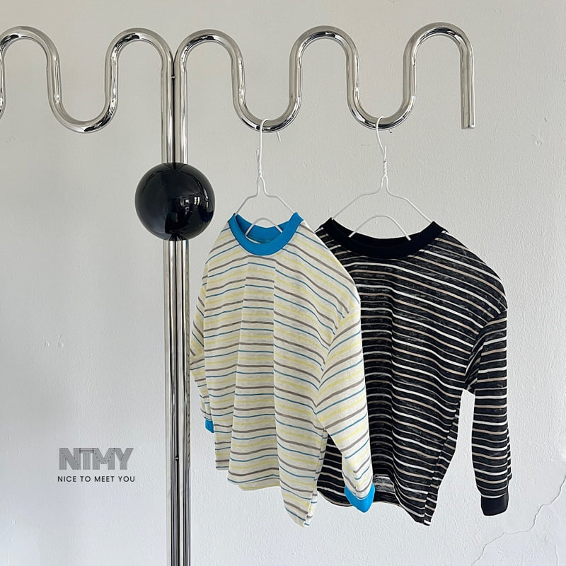 Nice To Meet You - Korean Children Fashion - #designkidswear - Cool Air Tee