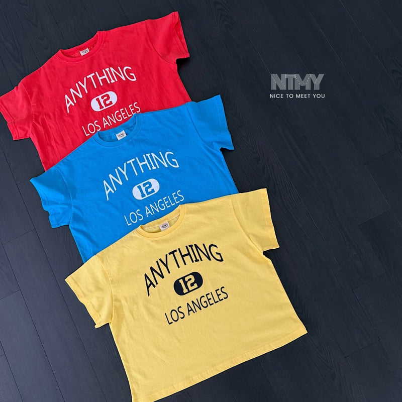 Nice To Meet You - Korean Children Fashion - #designkidswear - Anything Tee - 12
