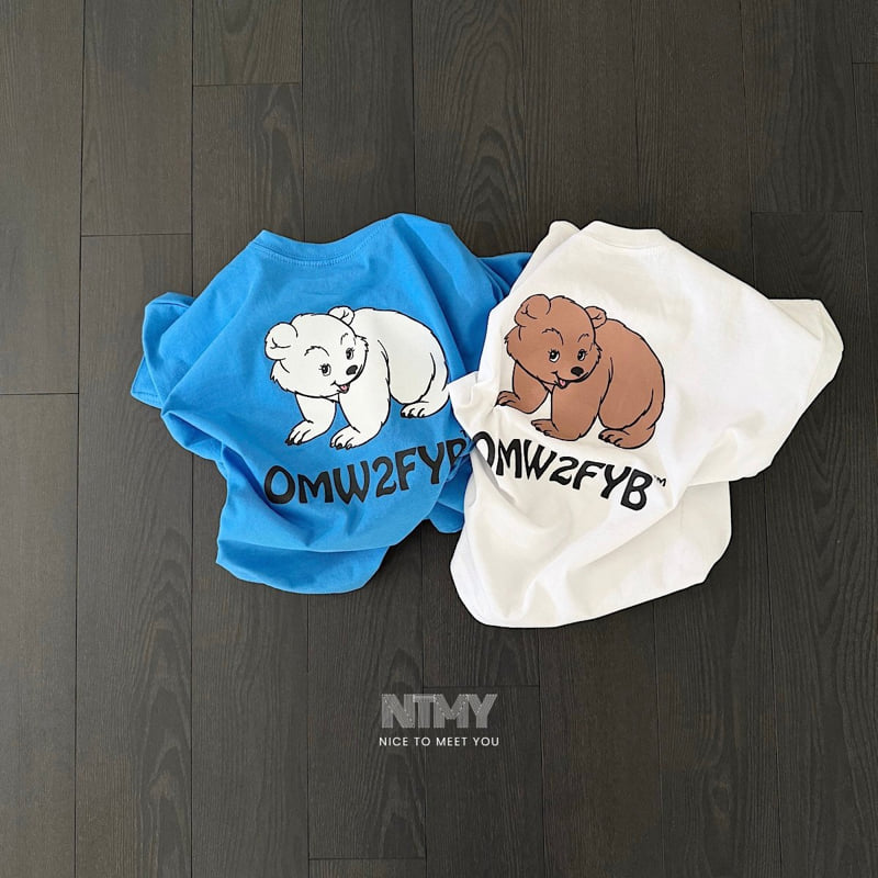 Nice To Meet You - Korean Children Fashion - #designkidswear - Bear Tee - 10