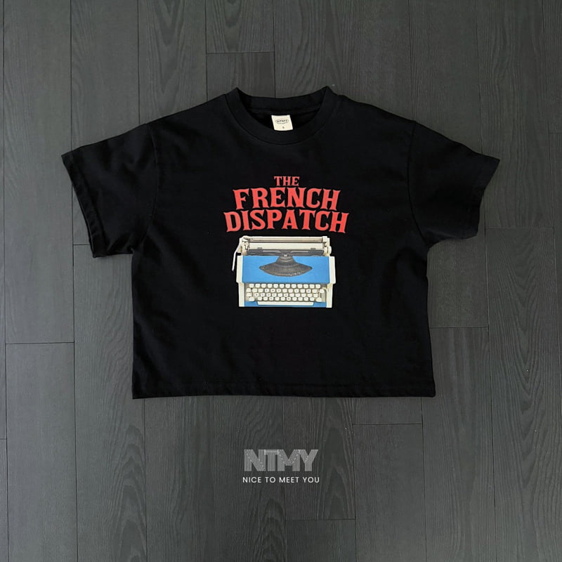 Nice To Meet You - Korean Children Fashion - #discoveringself - Typewriter Tee - 3