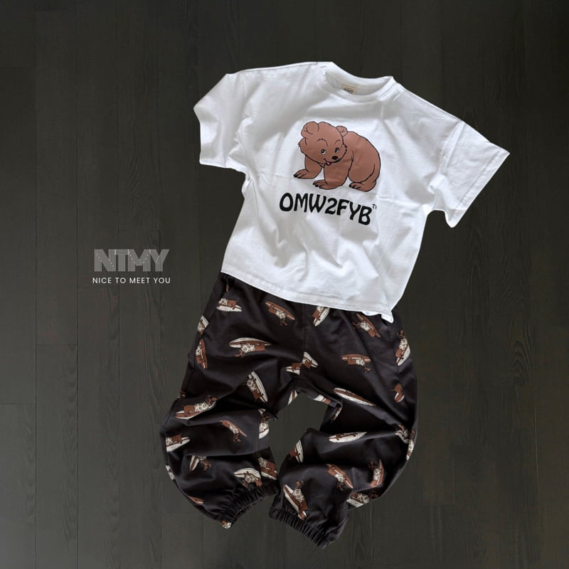 Nice To Meet You - Korean Children Fashion - #discoveringself - Bear Tee - 11
