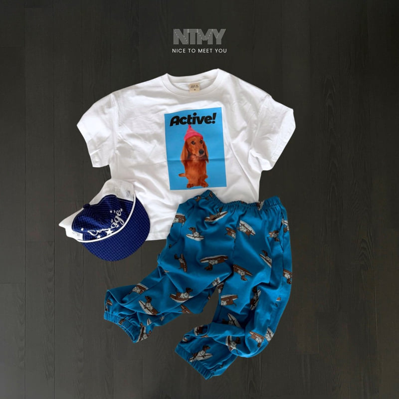 Nice To Meet You - Korean Children Fashion - #fashionkids - Surfing Jogger Pants - 12