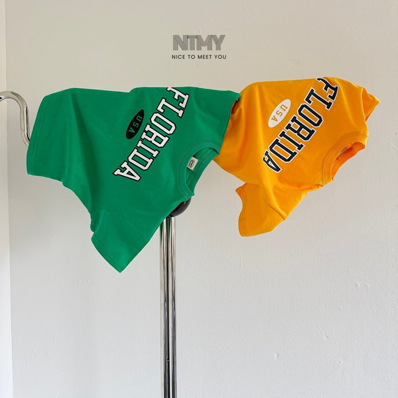 Nice To Meet You - Korean Children Fashion - #fashionkids - Florida Tee - 10