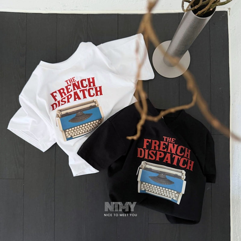 Nice To Meet You - Korean Children Fashion - #discoveringself - Typewriter Tee - 4