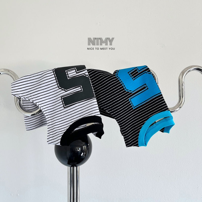 Nice To Meet You - Korean Children Fashion - #kidsshorts - Five Stripe Sleeveless - 12