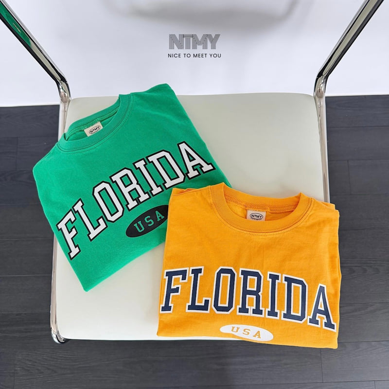 Nice To Meet You - Korean Children Fashion - #kidsshorts - Florida Tee - 11