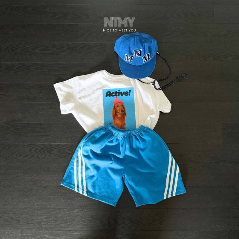 Nice To Meet You - Korean Children Fashion - #kidsshorts - Three Line Pants - 7