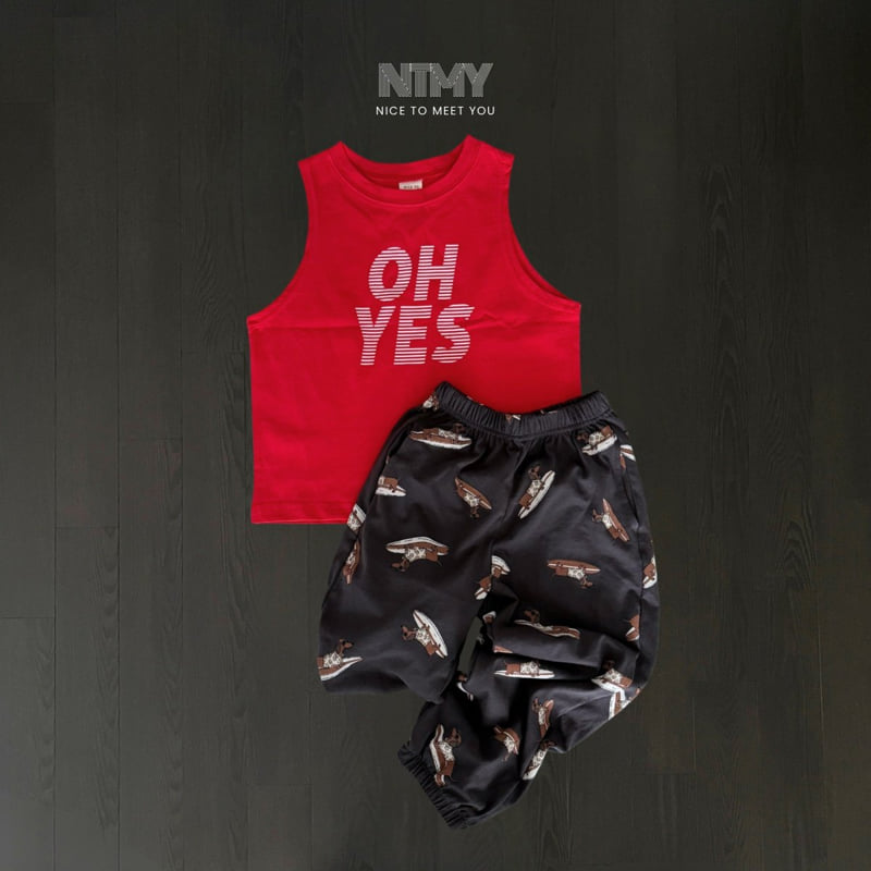 Nice To Meet You - Korean Children Fashion - #kidsshorts - Oh Yes Sleeveless - 7