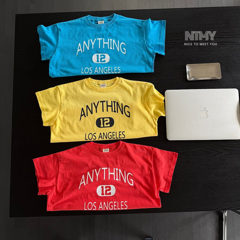 Nice To Meet You - Korean Children Fashion - #kidsshorts - Anything Tee