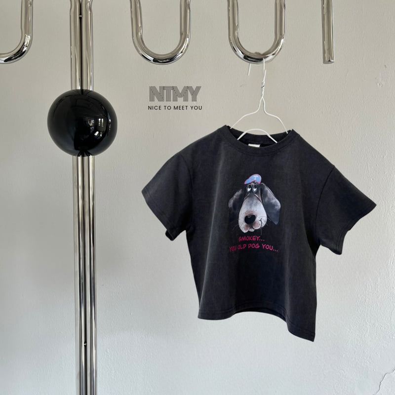 Nice To Meet You - Korean Children Fashion - #kidsshorts - Dog Tee - 2