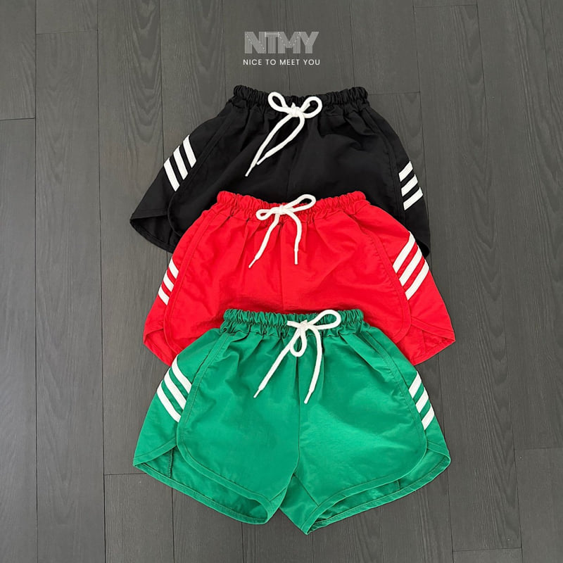 Nice To Meet You - Korean Children Fashion - #kidsshorts - Triple Pants