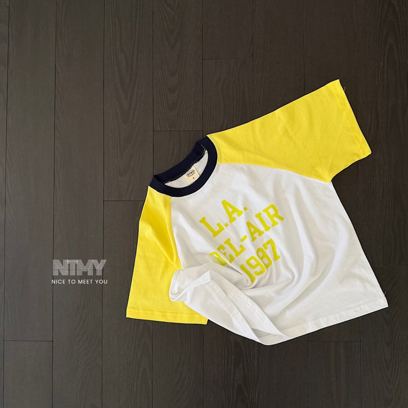 Nice To Meet You - Korean Children Fashion - #kidsstore - LA Raglan Tee - 9