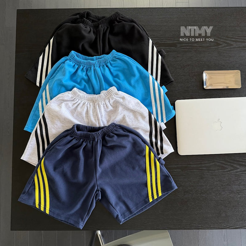 Nice To Meet You - Korean Children Fashion - #kidsstore - Three Line Pants - 8
