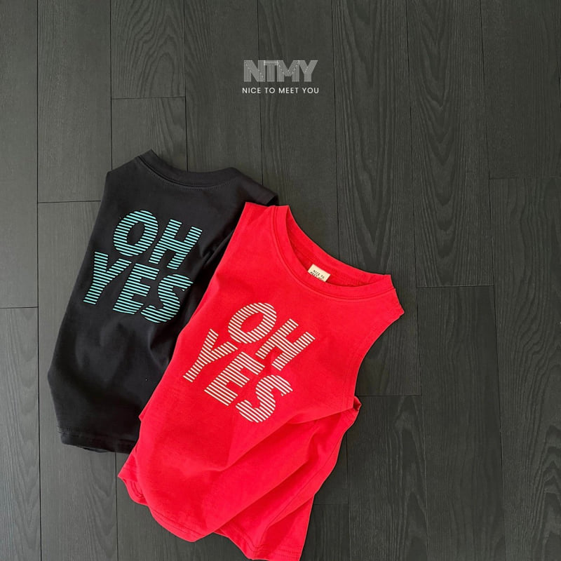 Nice To Meet You - Korean Children Fashion - #kidsstore - Oh Yes Sleeveless - 8