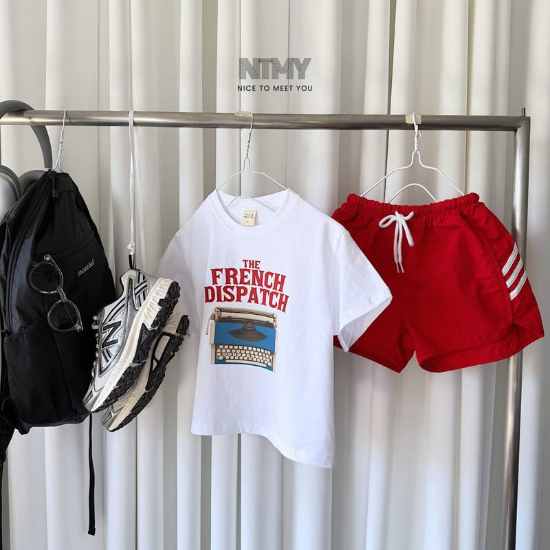 Nice To Meet You - Korean Children Fashion - #kidsstore - Typewriter Tee - 6