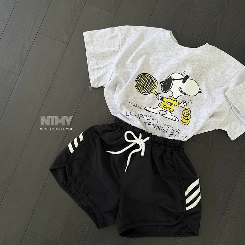 Nice To Meet You - Korean Children Fashion - #kidsstore - Racket Ball Tee - 12