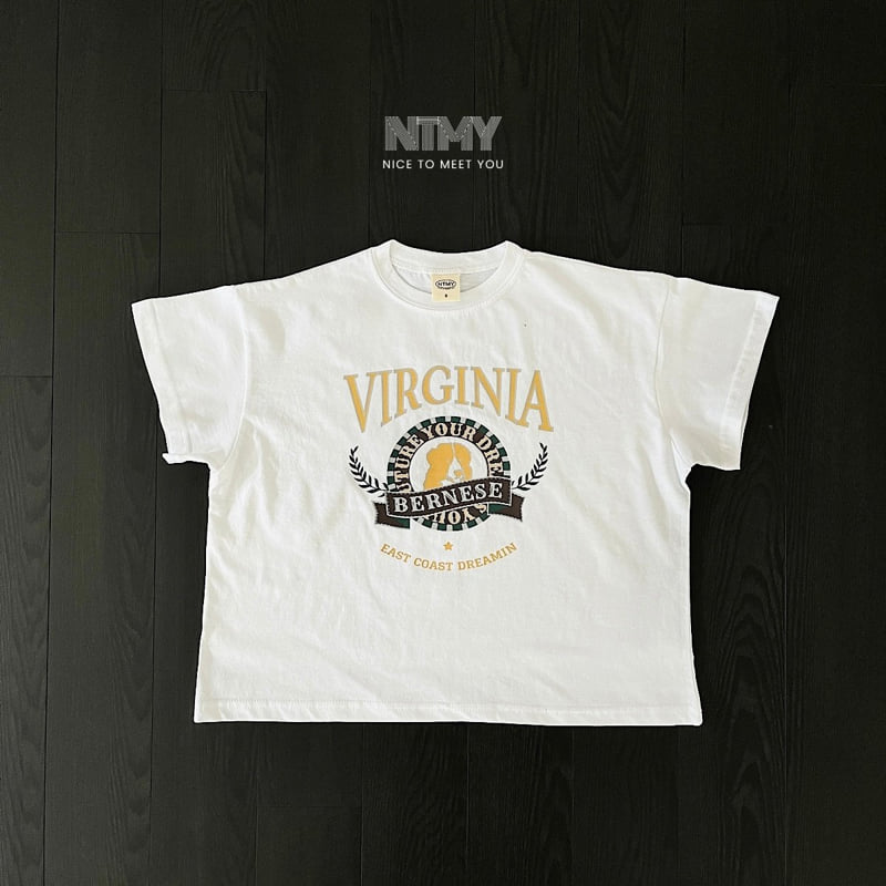 Nice To Meet You - Korean Children Fashion - #kidsshorts - Virginia Tee - 4