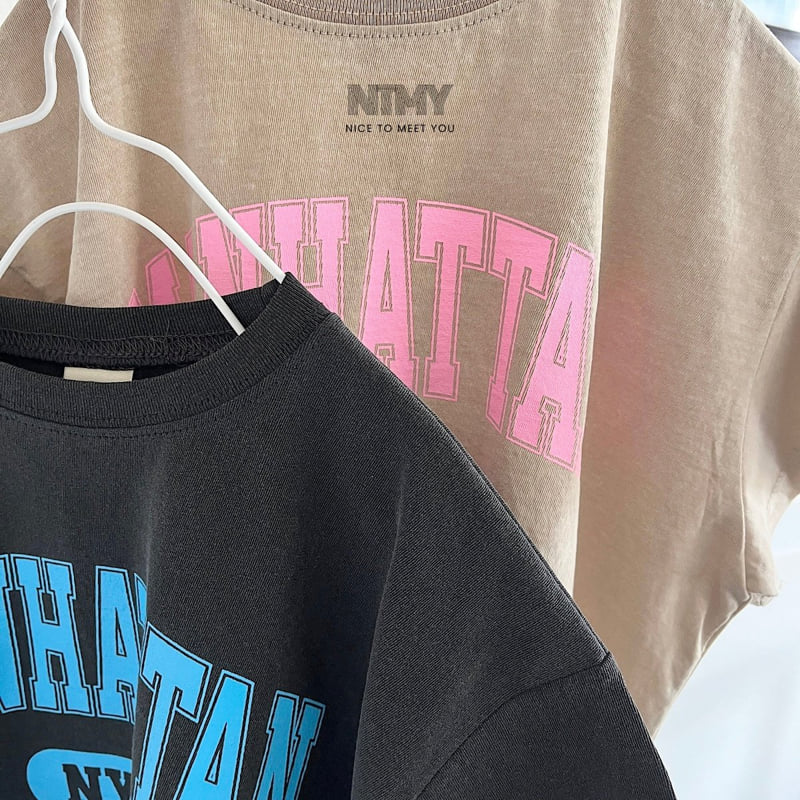 Nice To Meet You - Korean Children Fashion - #kidzfashiontrend - Manhattan Tee - 12