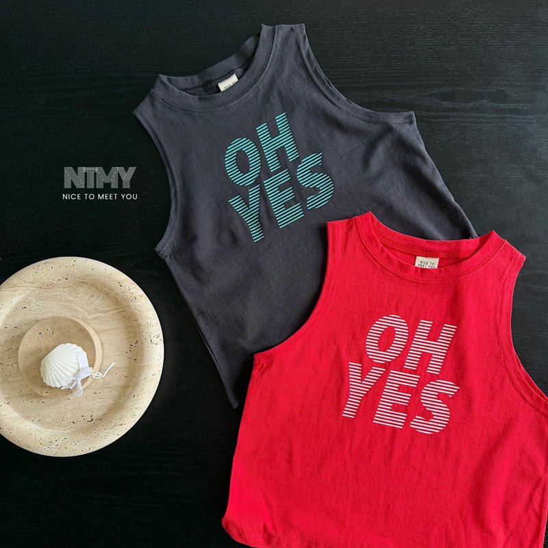 Nice To Meet You - Korean Children Fashion - #kidzfashiontrend - Oh Yes Sleeveless - 9