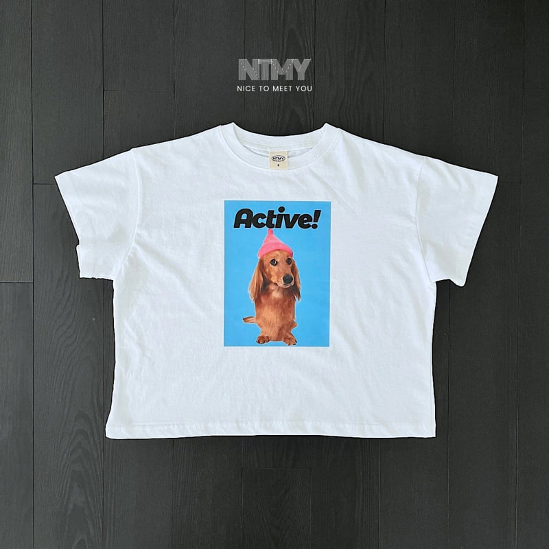 Nice To Meet You - Korean Children Fashion - #kidzfashiontrend - Beanie Dog Tee - 2