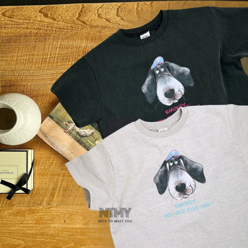 Nice To Meet You - Korean Children Fashion - #kidsstore - Dog Tee - 4