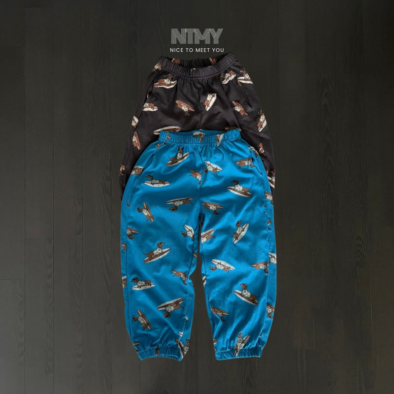 Nice To Meet You - Korean Children Fashion - #littlefashionista - Surfing Jogger Pants