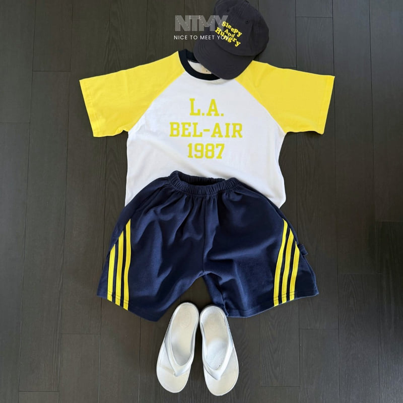 Nice To Meet You - Korean Children Fashion - #littlefashionista - LA Raglan Tee - 12