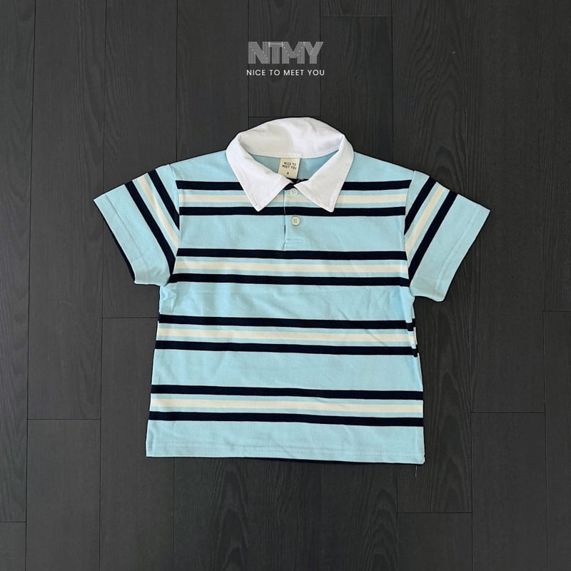 Nice To Meet You - Korean Children Fashion - #littlefashionista - PK Collar Tee - 3