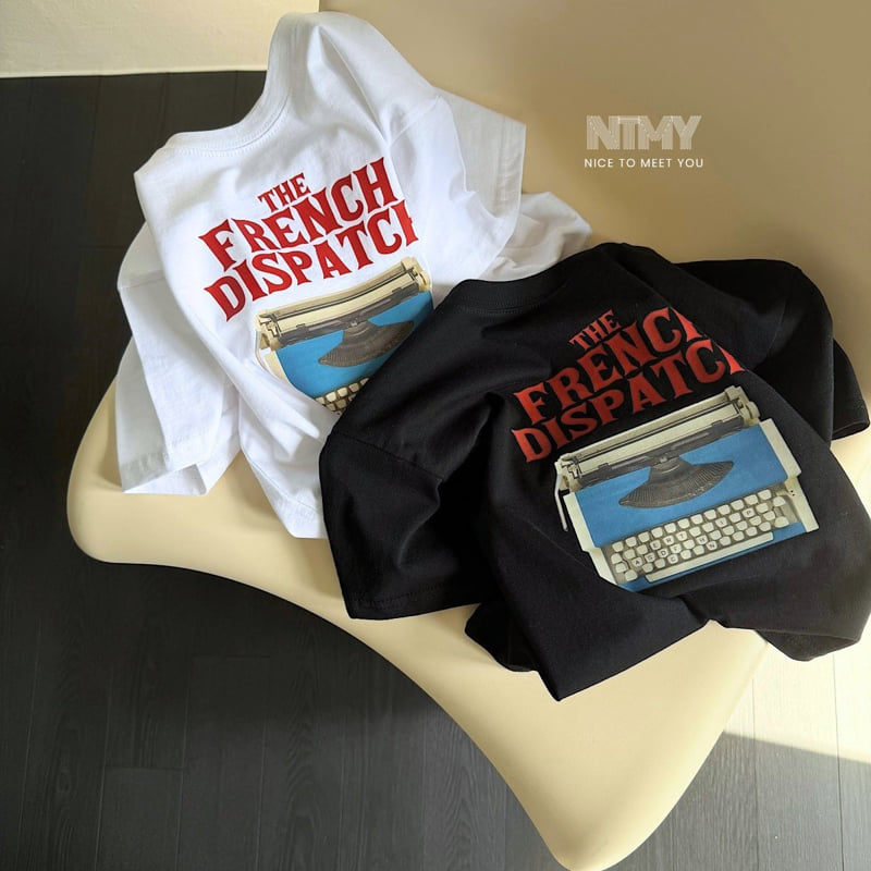 Nice To Meet You - Korean Children Fashion - #littlefashionista - Typewriter Tee - 9