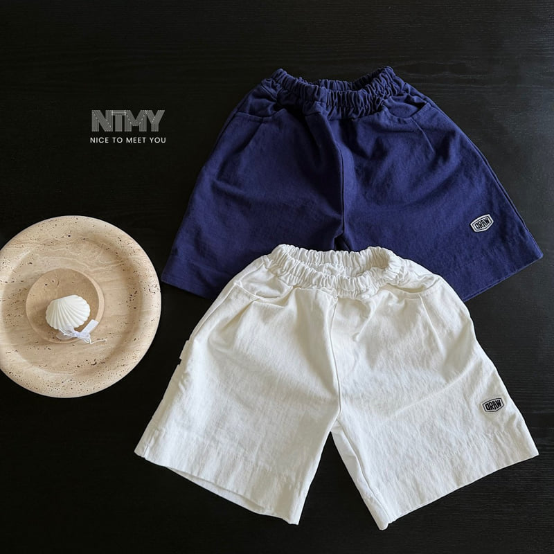 Nice To Meet You - Korean Children Fashion - #littlefashionista - Drawstring Shorts - 2