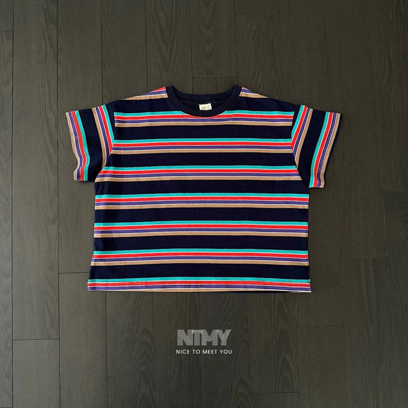Nice To Meet You - Korean Children Fashion - #Kfashion4kids - Secret Striped Tee - 4