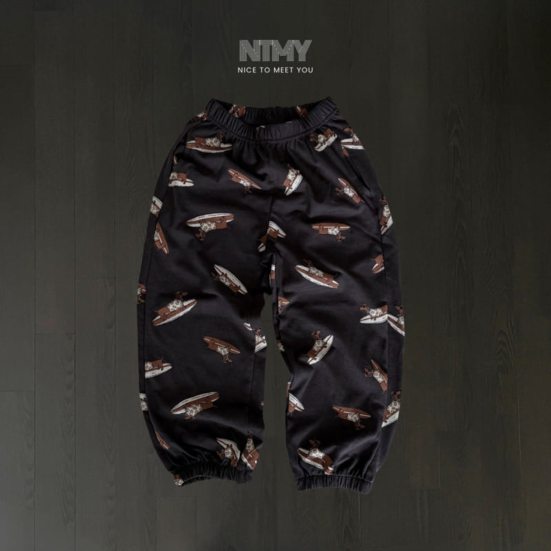 Nice To Meet You - Korean Children Fashion - #magicofchildhood - Surfing Jogger Pants - 2