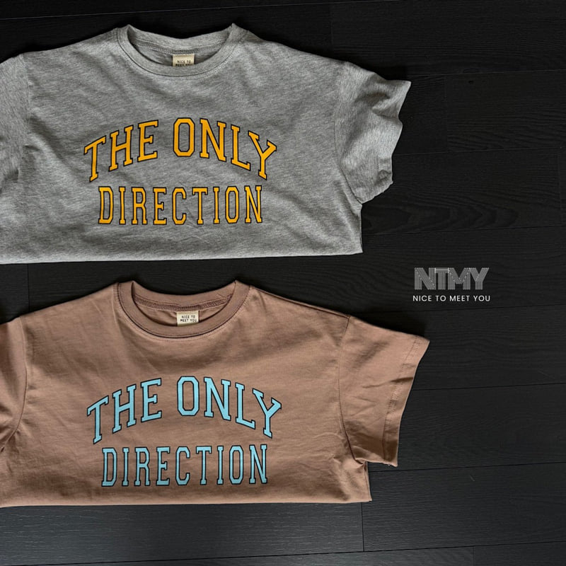 Nice To Meet You - Korean Children Fashion - #magicofchildhood - Direction Tee - 10