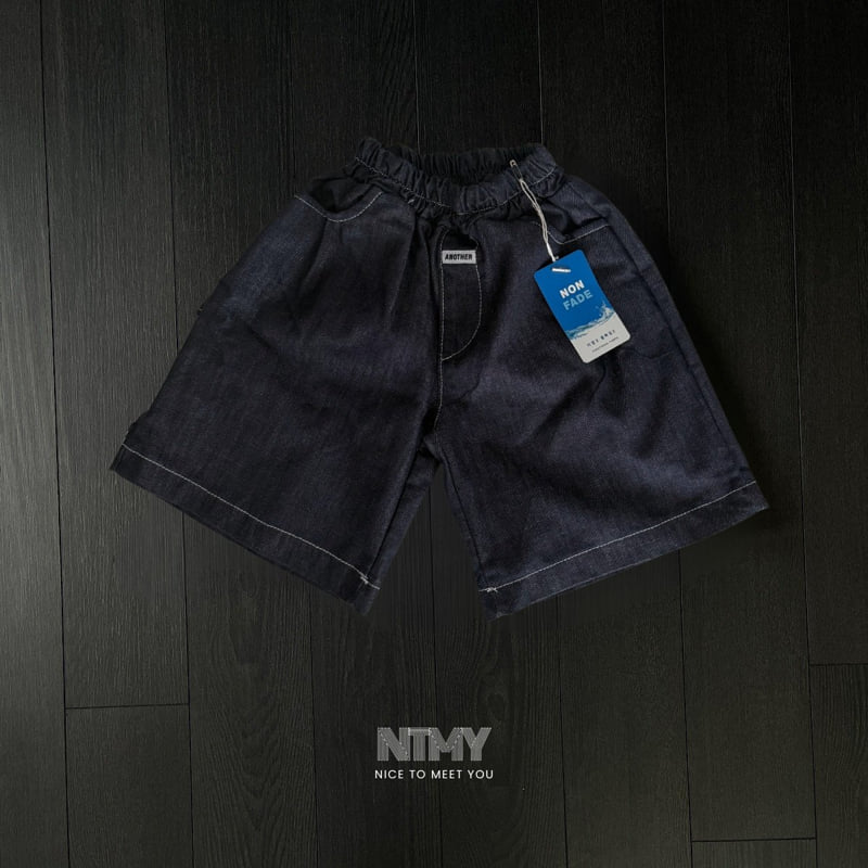 Nice To Meet You - Korean Children Fashion - #magicofchildhood - Washed Denim Pants