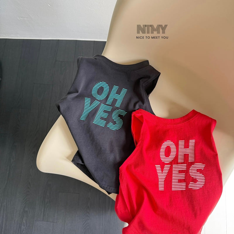 Nice To Meet You - Korean Children Fashion - #magicofchildhood - Oh Yes Sleeveless - 12