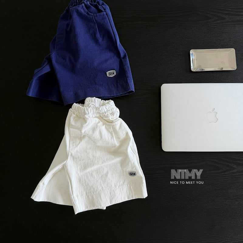 Nice To Meet You - Korean Children Fashion - #magicofchildhood - Drawstring Shorts - 3