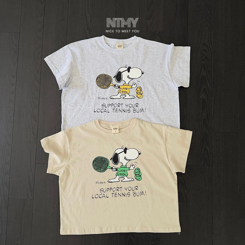 Nice To Meet You - Korean Children Fashion - #magicofchildhood - Racket Ball Tee - 2