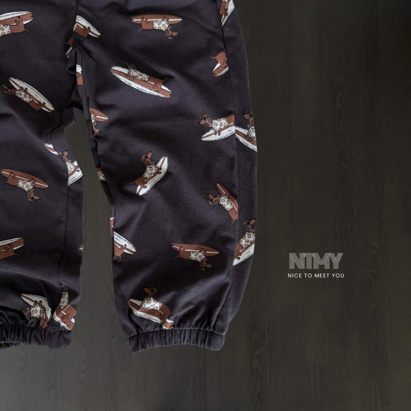 Nice To Meet You - Korean Children Fashion - #minifashionista - Surfing Jogger Pants - 3