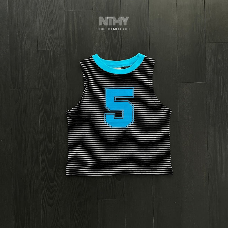 Nice To Meet You - Korean Children Fashion - #minifashionista - Five Stripe Sleeveless - 2