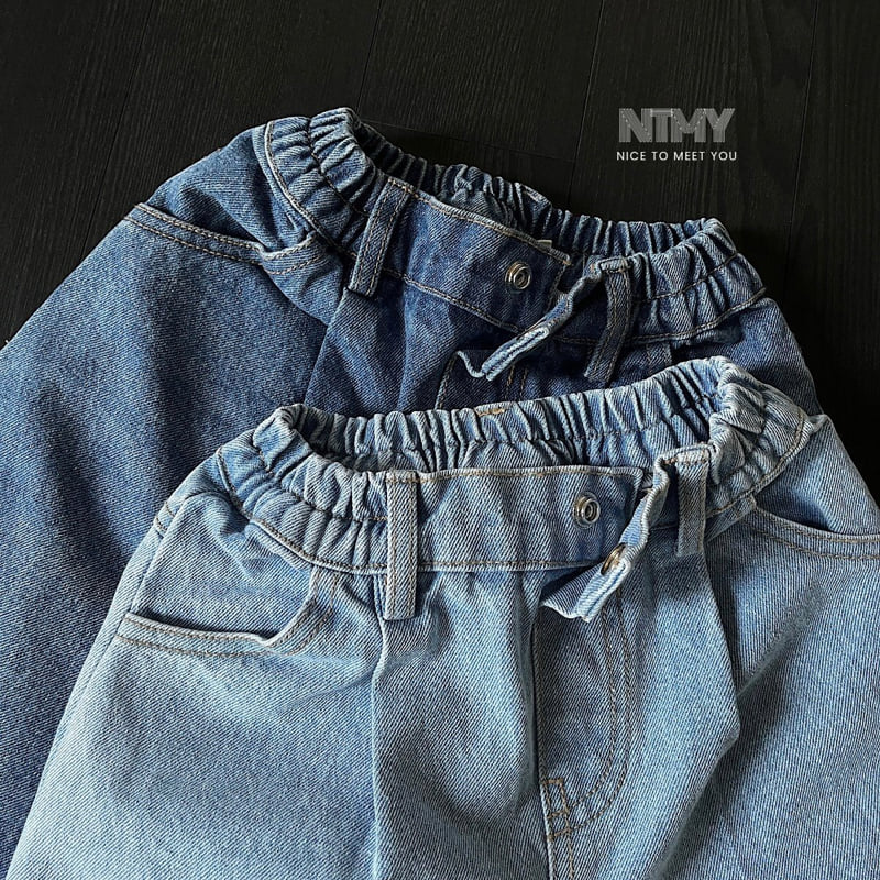 Nice To Meet You - Korean Children Fashion - #minifashionista - Half Denim Pants - 6