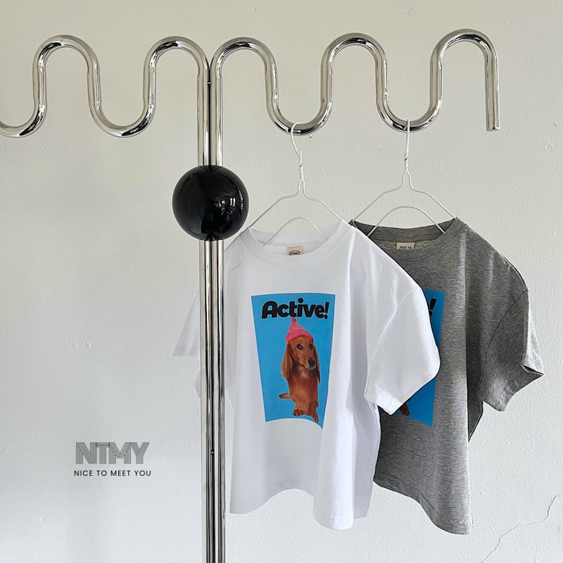 Nice To Meet You - Korean Children Fashion - #minifashionista - Beanie Dog Tee - 6