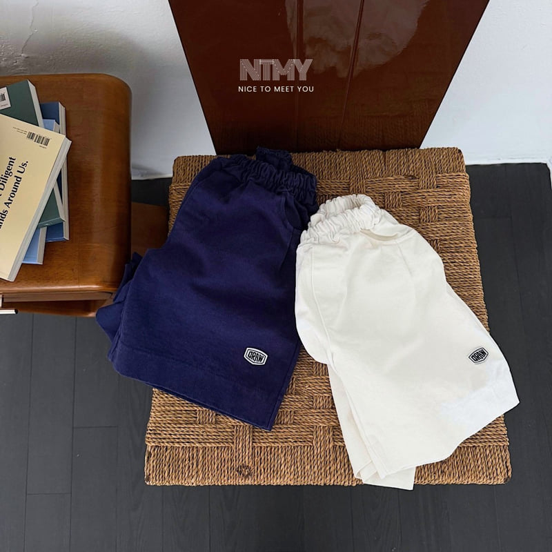 Nice To Meet You - Korean Children Fashion - #magicofchildhood - Drawstring Shorts - 4